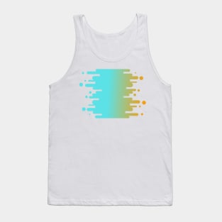 blue orange gradient texture Tank Top